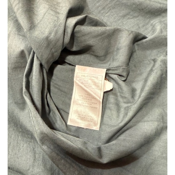 Quiksilver‎ Edition Mens Regular Fit Short Sleeve Button Up Shirt Blue Plaid XXL - Picture 10 of 12